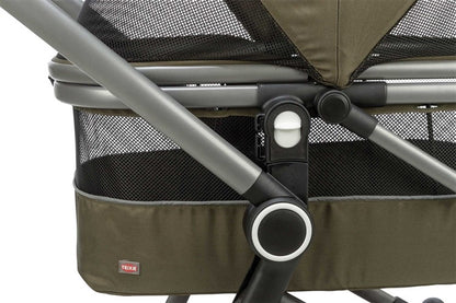 Djurvagn Buggy, 56 × 101 × 100 cm, 7,5 kg, olivgrön