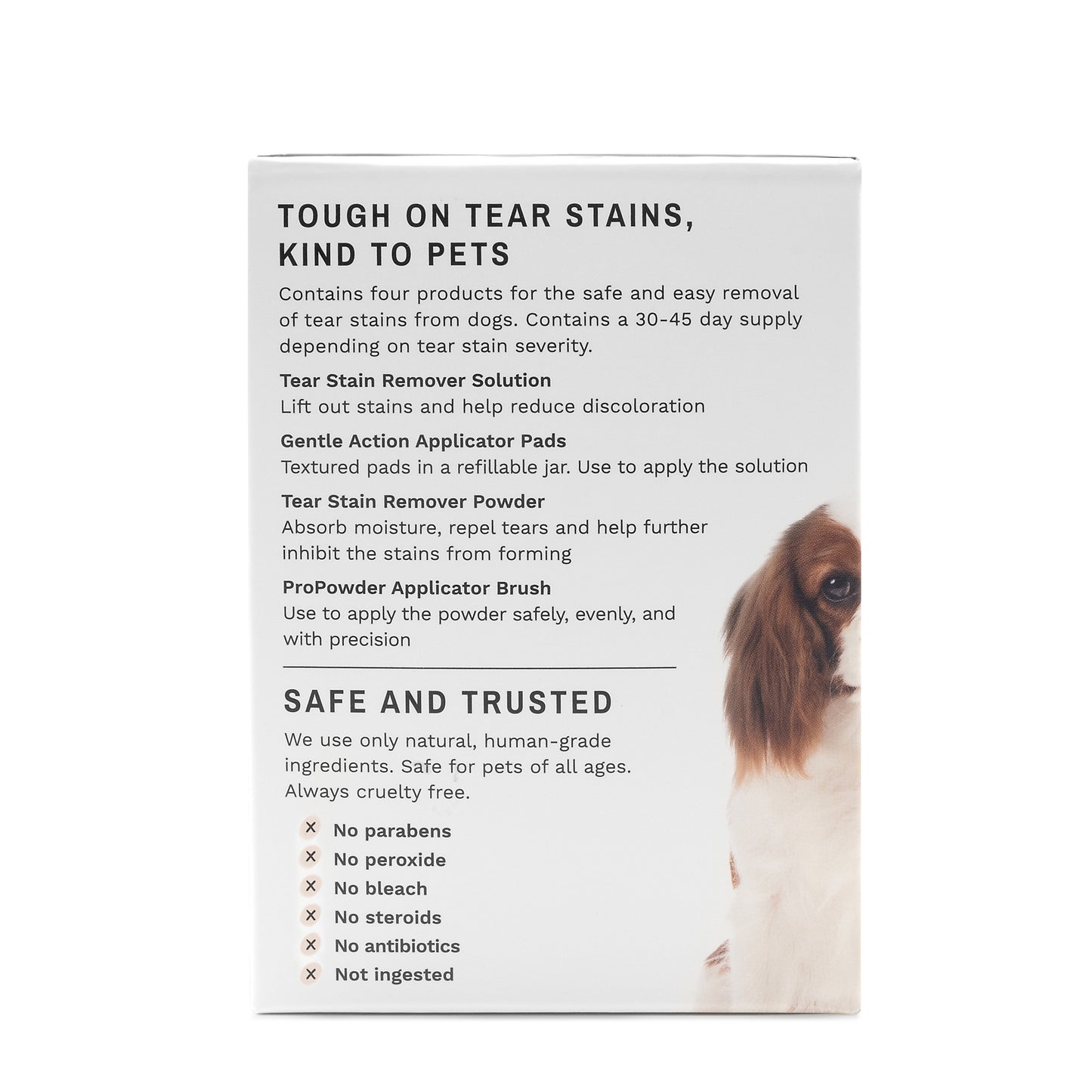 Dog Tear Stain Remover Starter Kit With Large ProPowder Brush