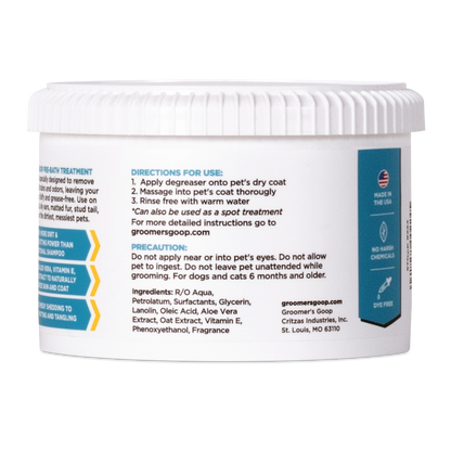 Groomer's Goop Degreaser Paste