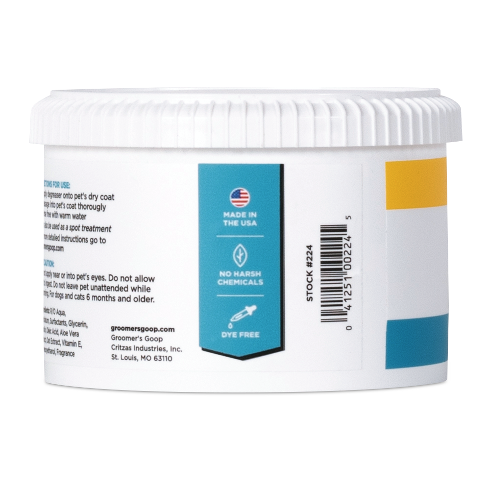 Groomer's Goop Degreaser Paste