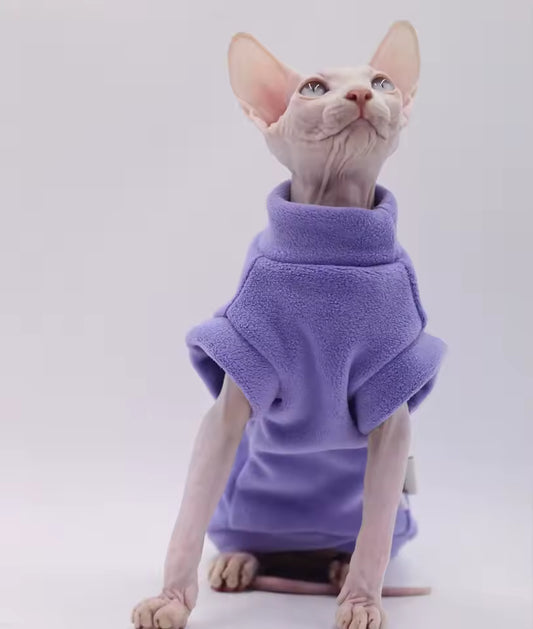 Fleece Cat Clothes