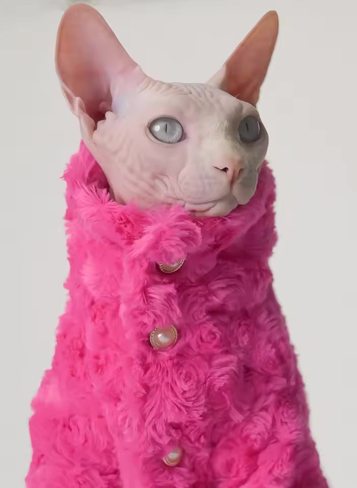 Faux Fur Cat Clothes
