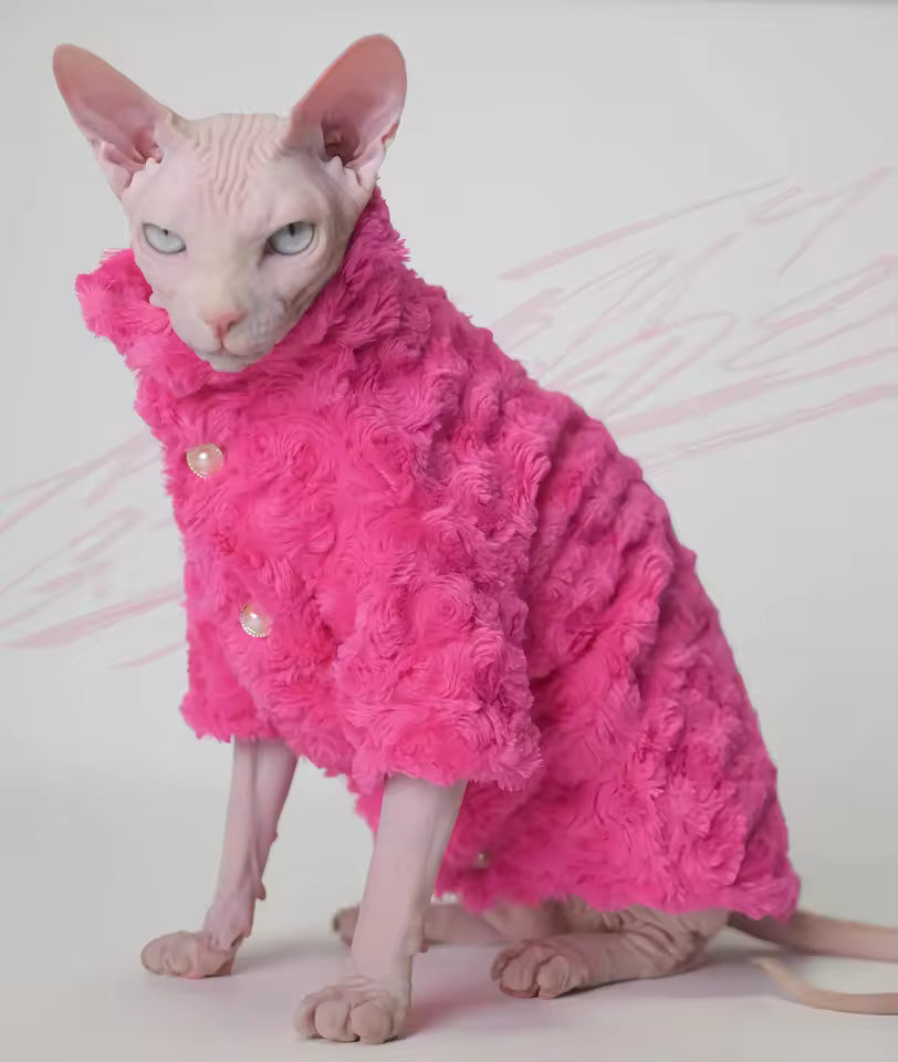 Faux Fur Cat Clothes