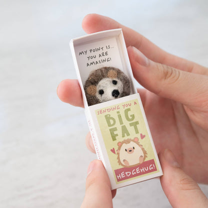 Sending You A Hedgehug In A Matchbox