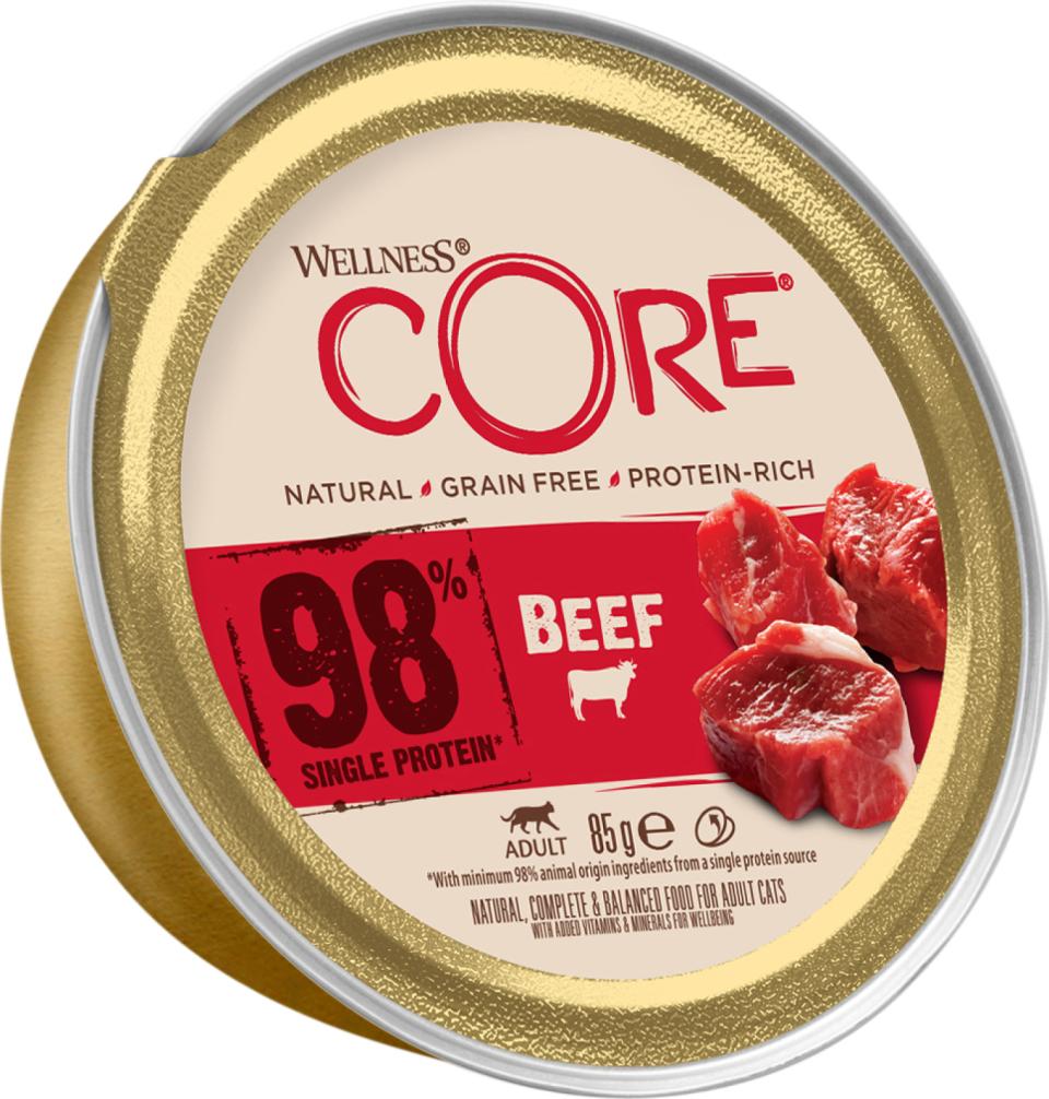 Core Cat Wet Food 98% Protein Paté Tins