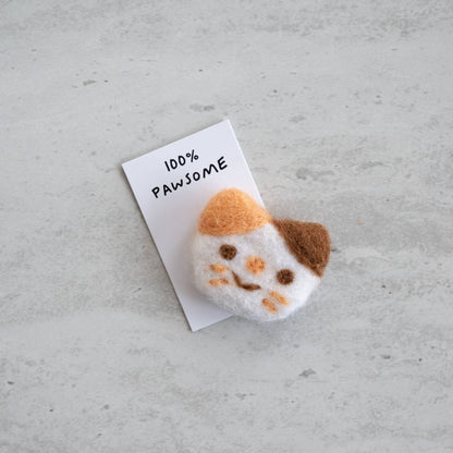 You're Purrfect Wool Felt Cat In A Matchbox