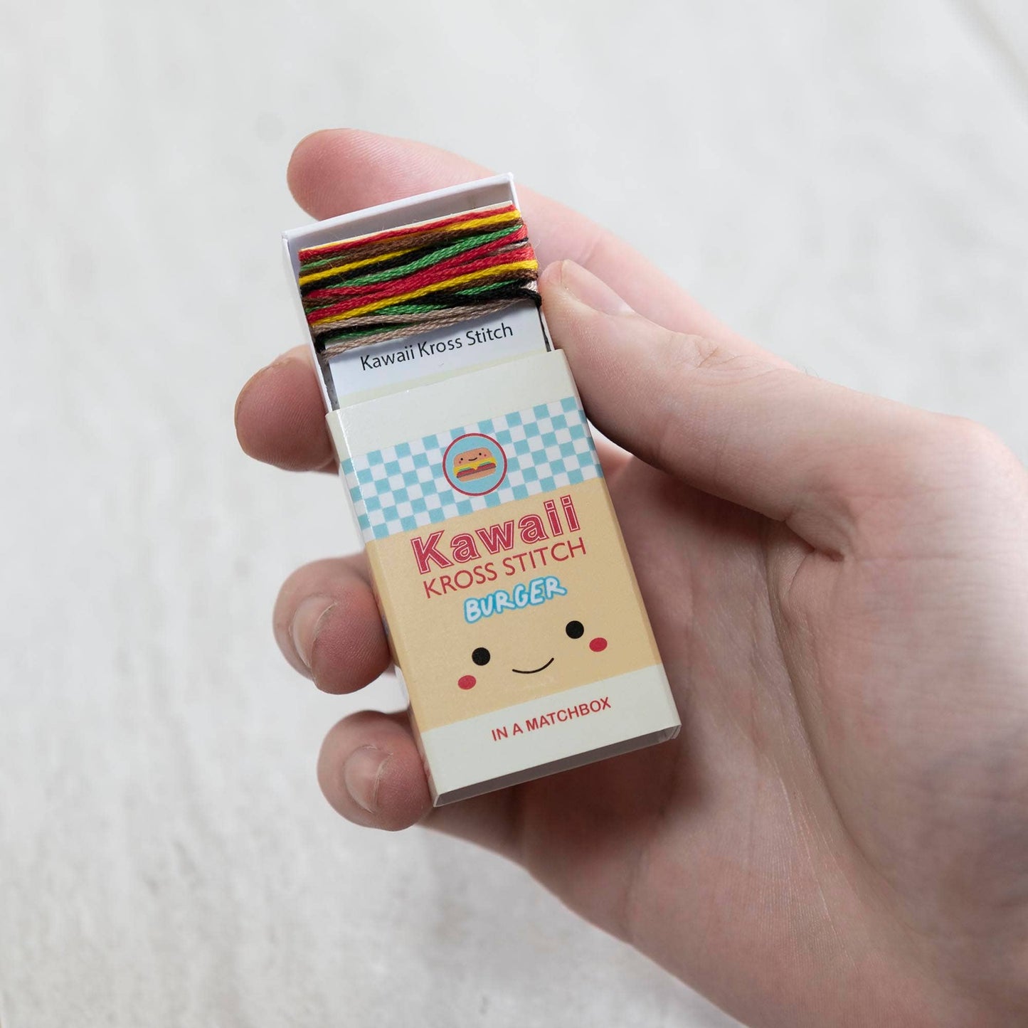 Kawaii Burger Mini Cross Stitch Kit