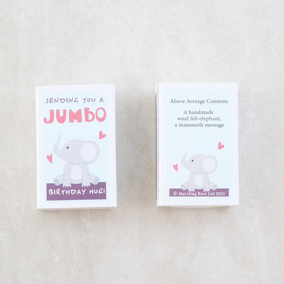 Sending You A Jumbo Birthday Hug In A Matchbox