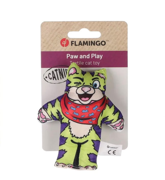 Cat Toy Paw & Play Tigi Tiger med Catnip