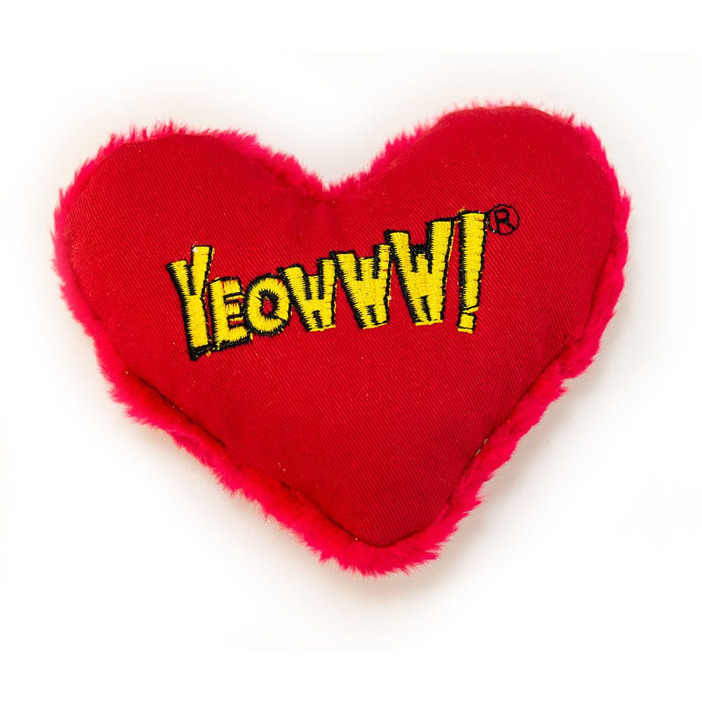 Yeowww! Catnip Cat Toy Heart Yeowww