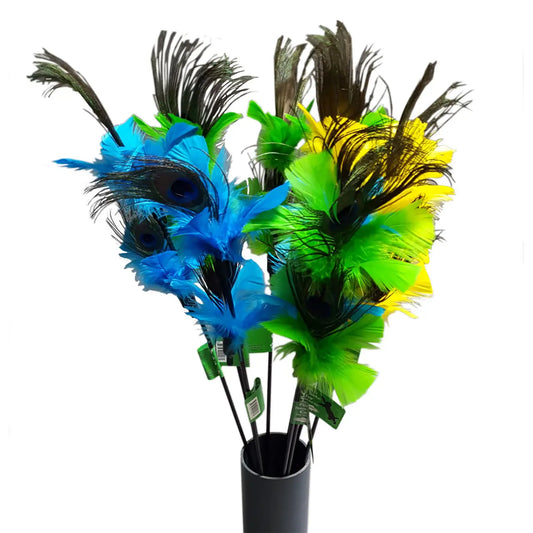 PURRfect Peacock Feather Cat Teaser