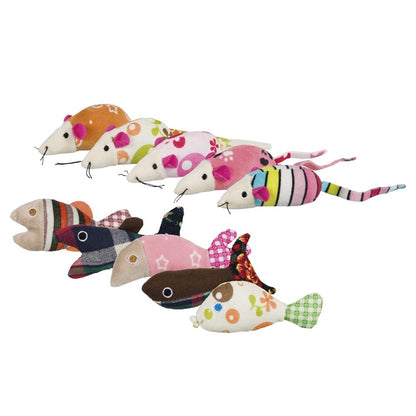 Trixie Cat Toy Mice & Fish