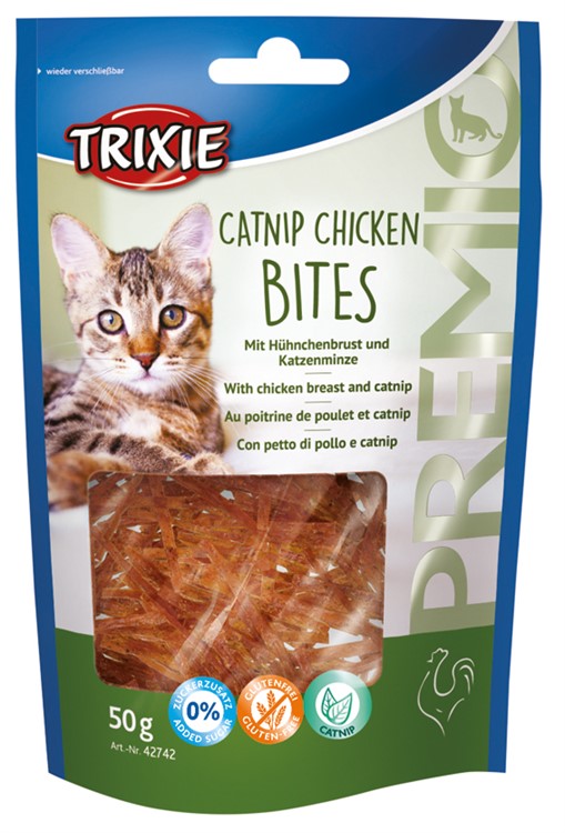 Kattgodis Premio Catnip Chicken Bites