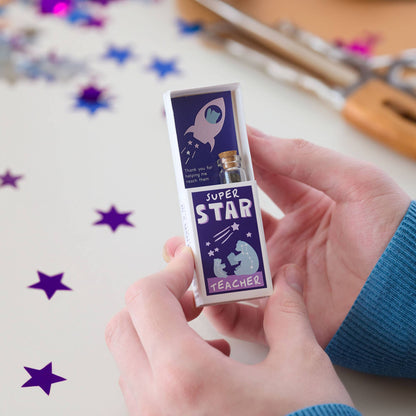 Super Star Teacher Meteorite Gift In A Matchbox