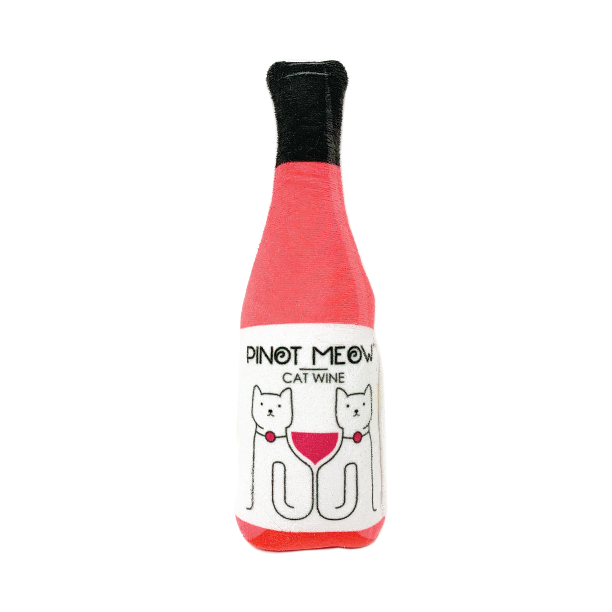 Purring Wine Catnip Kicker Toy