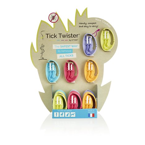 O'Tom Tick Twister Kofot Fästingplockare med Hållare